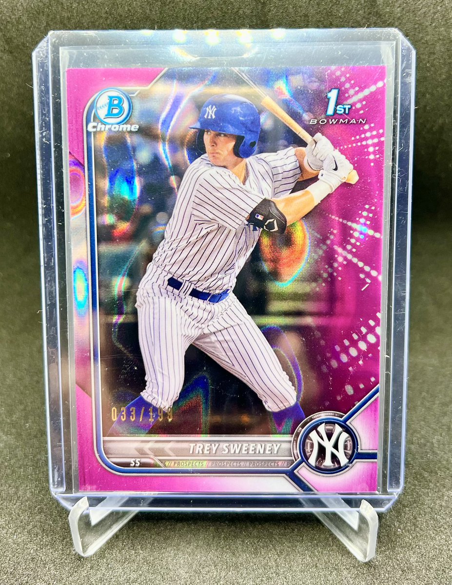 My Brother has opened 4  @topps bowman blasters and this was the best pull. Solid for sure. Many more on the way that we will save for when I get home for the off season. #RipParty #2ndAnnualRipParty #BaseballFirstPacks2nd #TheHobby
