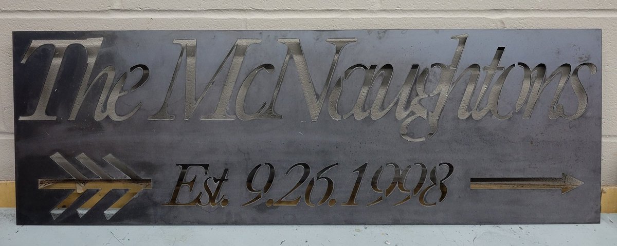 BooneAgSci's tweet photo. First project out the door from the Ag Metals &amp; Welding class @BooneToreadors made on our @Torchmate Plasma CNC table #AgMech https://t.co/6PtazCuFvj