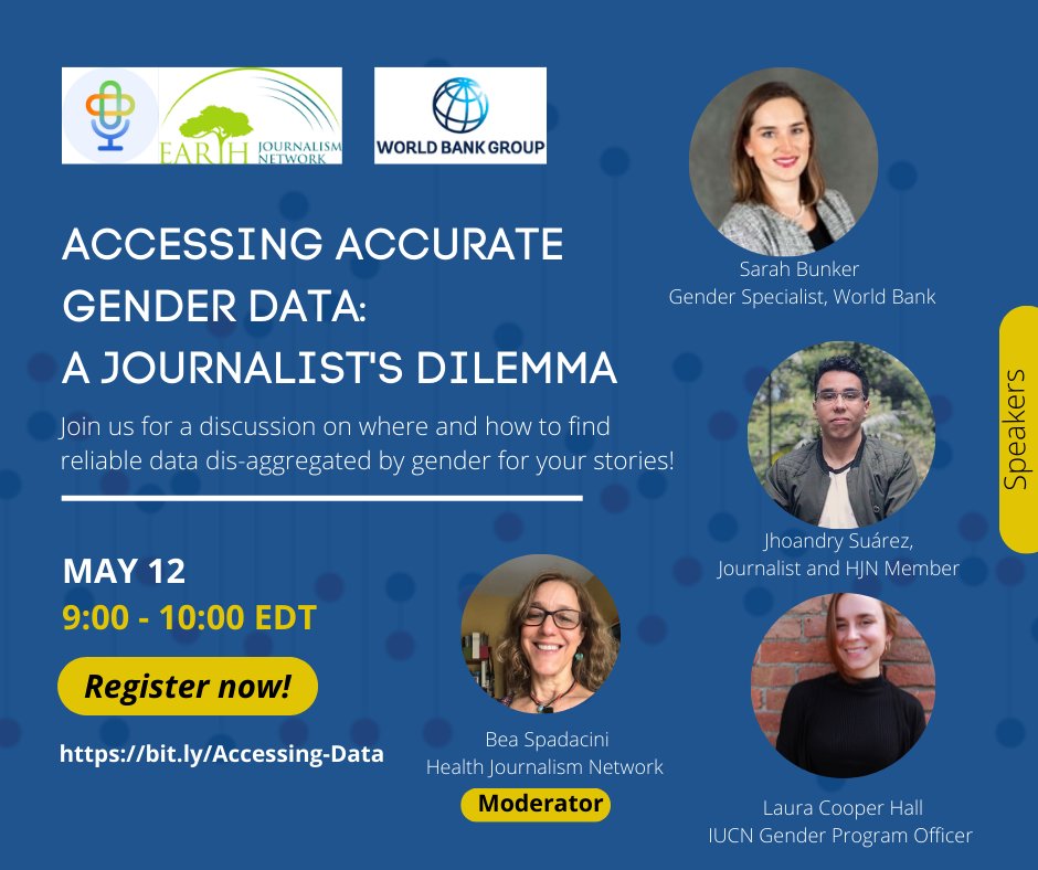 jasuarez92's tweet photo. Este jueves estaré en una charla sobre la búsqueda y acceso a data de género 🤓. Me acompañarán Sarah Bunker, del Banco Mundial (@WBG_Gender), y @LauraCooperHall de @IUCN.

Un evento organizado por @InternewsHJN y @earthjournalism.

Aquí para registrarse: https://t.co/uOCbmCMm0j https://t.co/XLLhv8ItFk