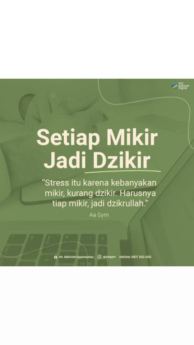 dtinsani's tweet photo. #dzikir #dtinsani #manajemenqolbu #sanlatmq https://t.co/XyJEJp6G6V