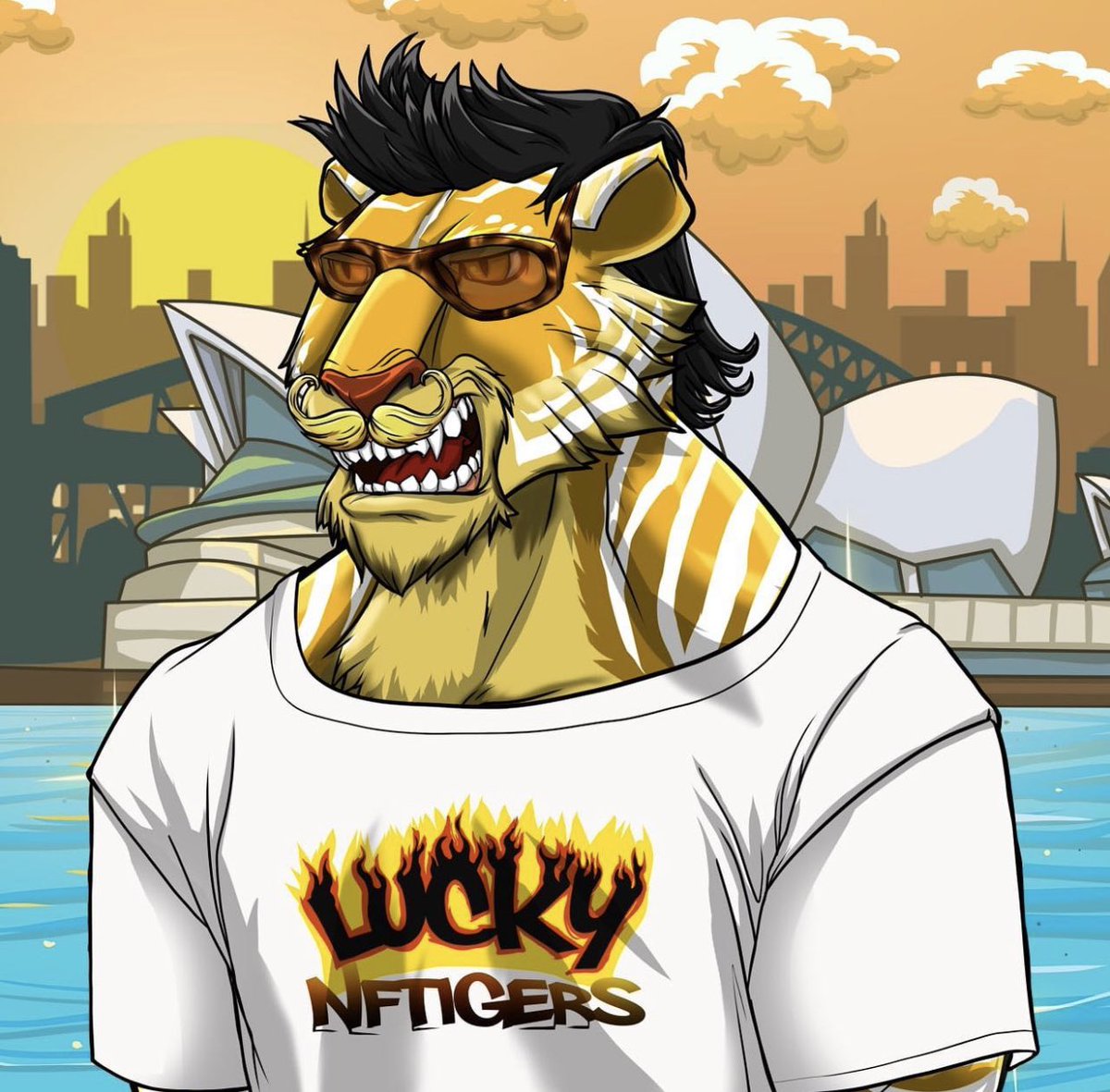 LuckyNFTigers's tweet photo. Happy Tiger Tuesday everyone 🐯

As we get closer to launch we’d love to display our cool NFTs 🐅 

Only thing cooler than the LuckyNFTiger is the utility of being able to win prizes for owning it!

#Tigers #NFTs #Australia #NFT #Web3 #Metaverse https://t.co/dRJWZ5DO7y