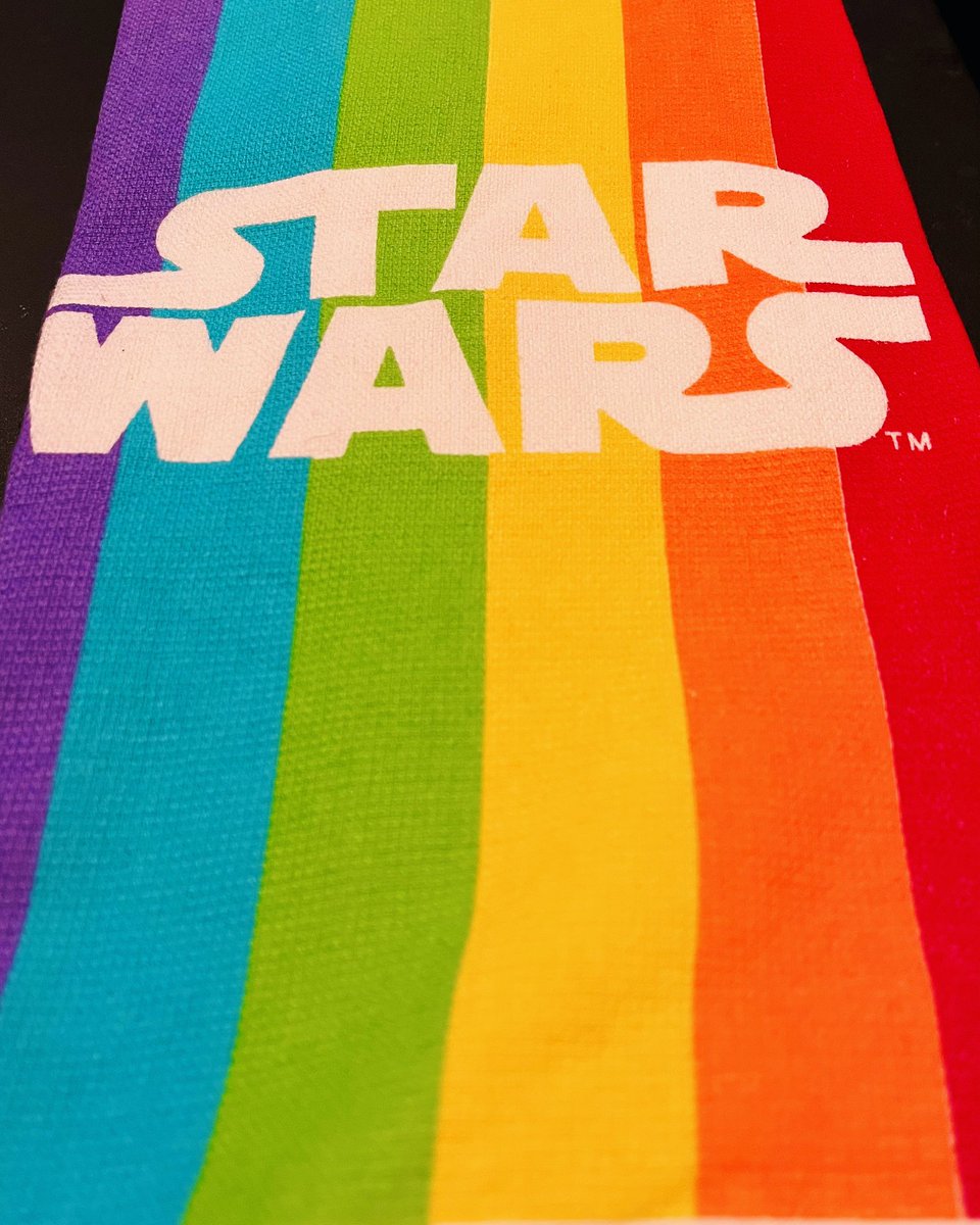 🌈🌈🌈 Look what my church choir director got me!!! They are rainbow Star Wars kitchen towels!!!! *SQUEEE!!!* 

#rainbow #starwars #disney #disneypride #disneypridecollection #rainbows