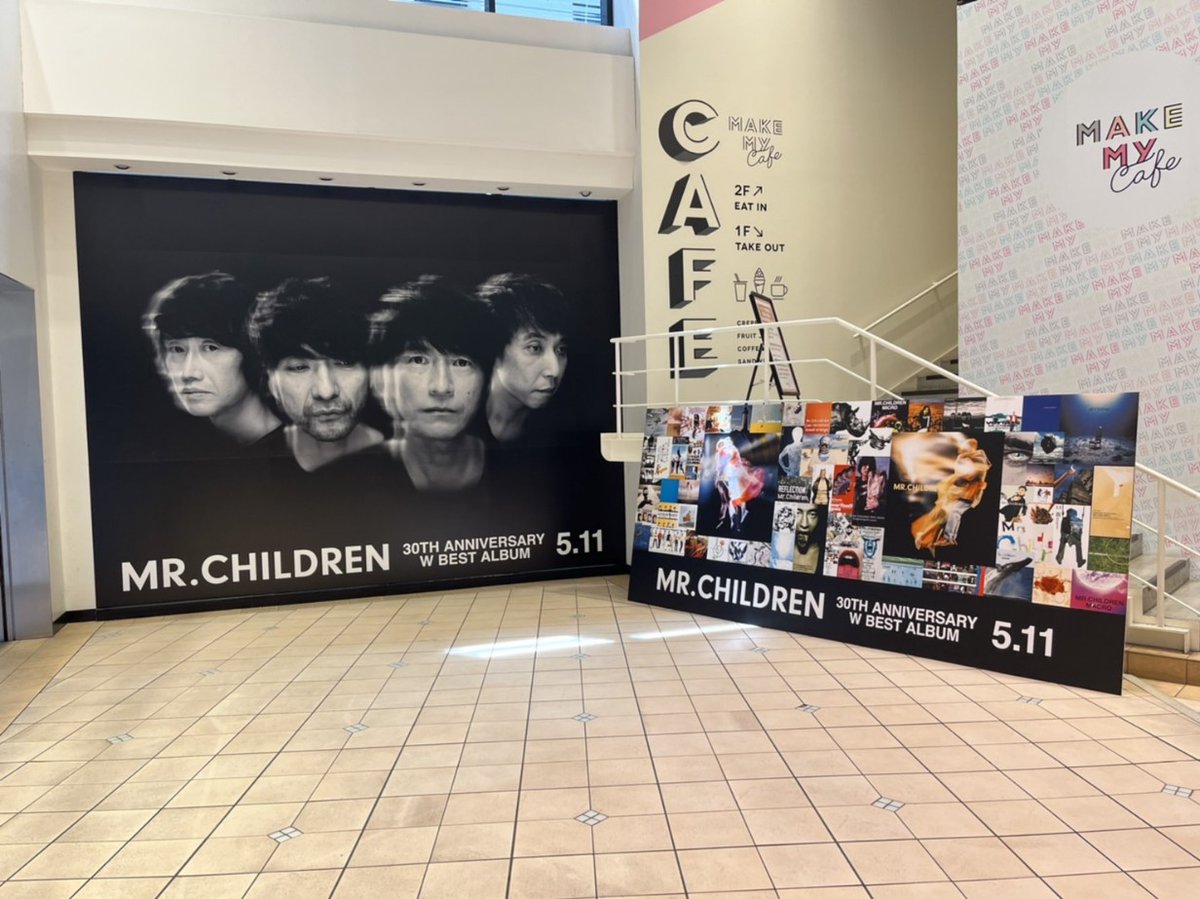 MrChildren③】 梅田大阪マルビル店に設置していた立体ディスプレイや