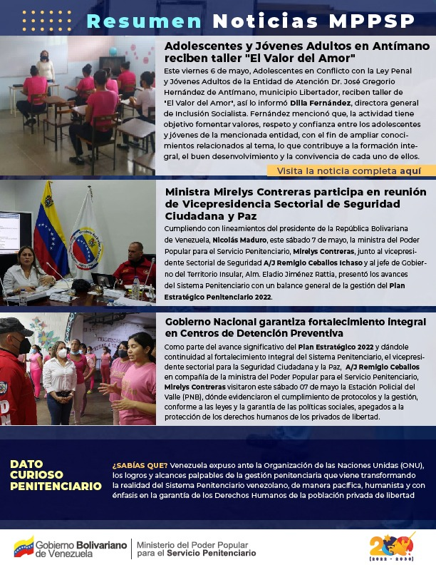 mppsp_vzla's tweet photo. #ResumenMPPSP📢|| Seguimos Avanzando en el Fortalecimiento Integral del Sistema Penitenciario. https://t.co/2NWCm5fNH7