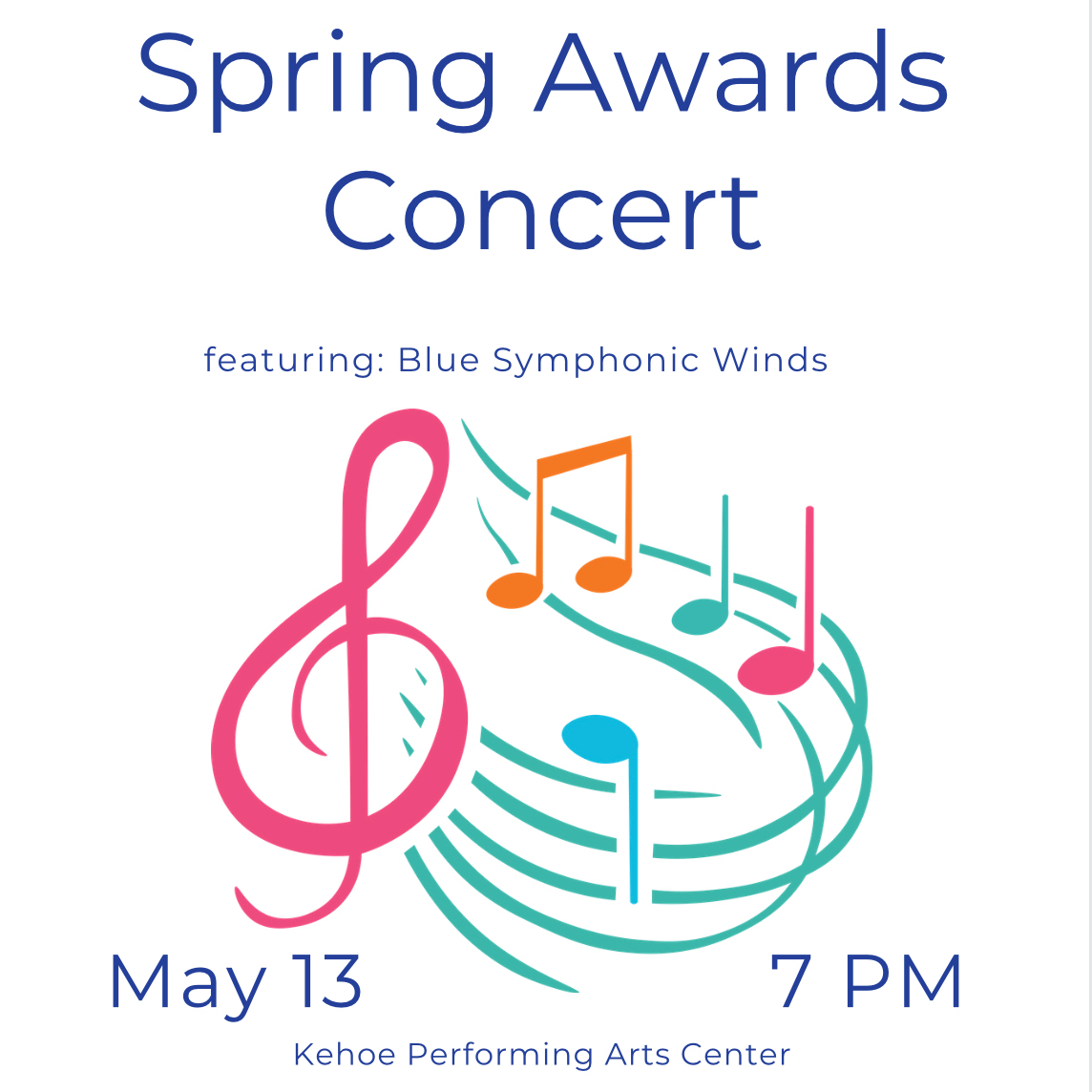 Blue Symphonic Winds concert is this Friday—we hope to see you there!