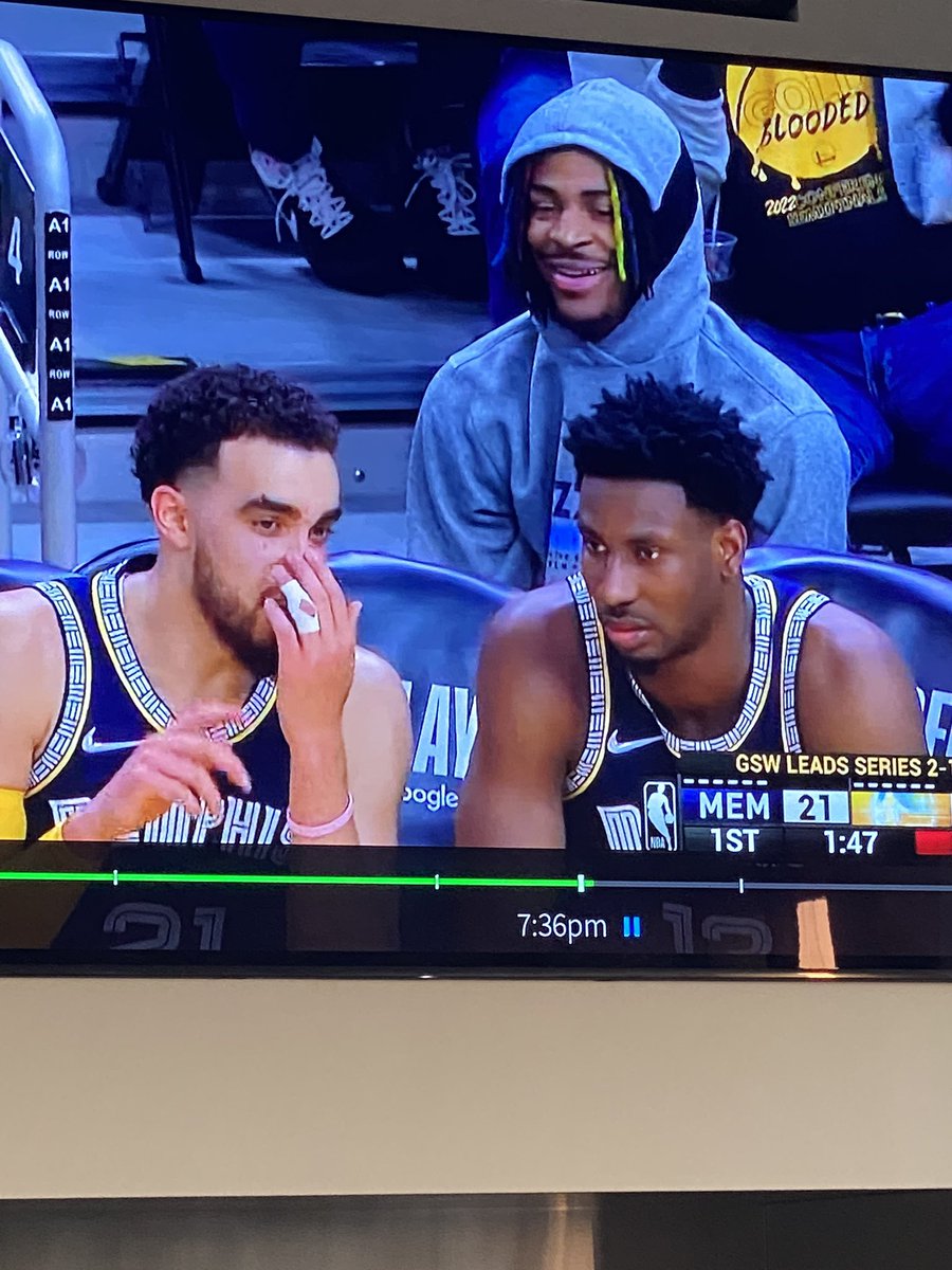 jordandklein's tweet photo. Ja Morant faded af tonight 😂😂 https://t.co/jJ6MU45gIS