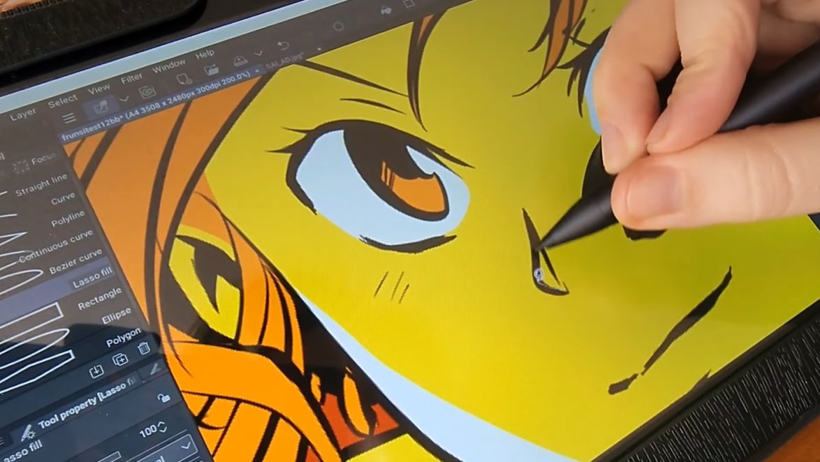 Frunsi_offical's tweet photo. This is how an artwork created on RubensTab T11. Visit @saigamiproject on her YouTube channel to learn how she draws!
#manga #anime #comicdrawing #digitalart #animeart #mangaart #illustration #drawingtablet #digitalartwork #saigamiproject #Frunsi #RubensTab #T11 https://t.co/j7mwNpSfb6