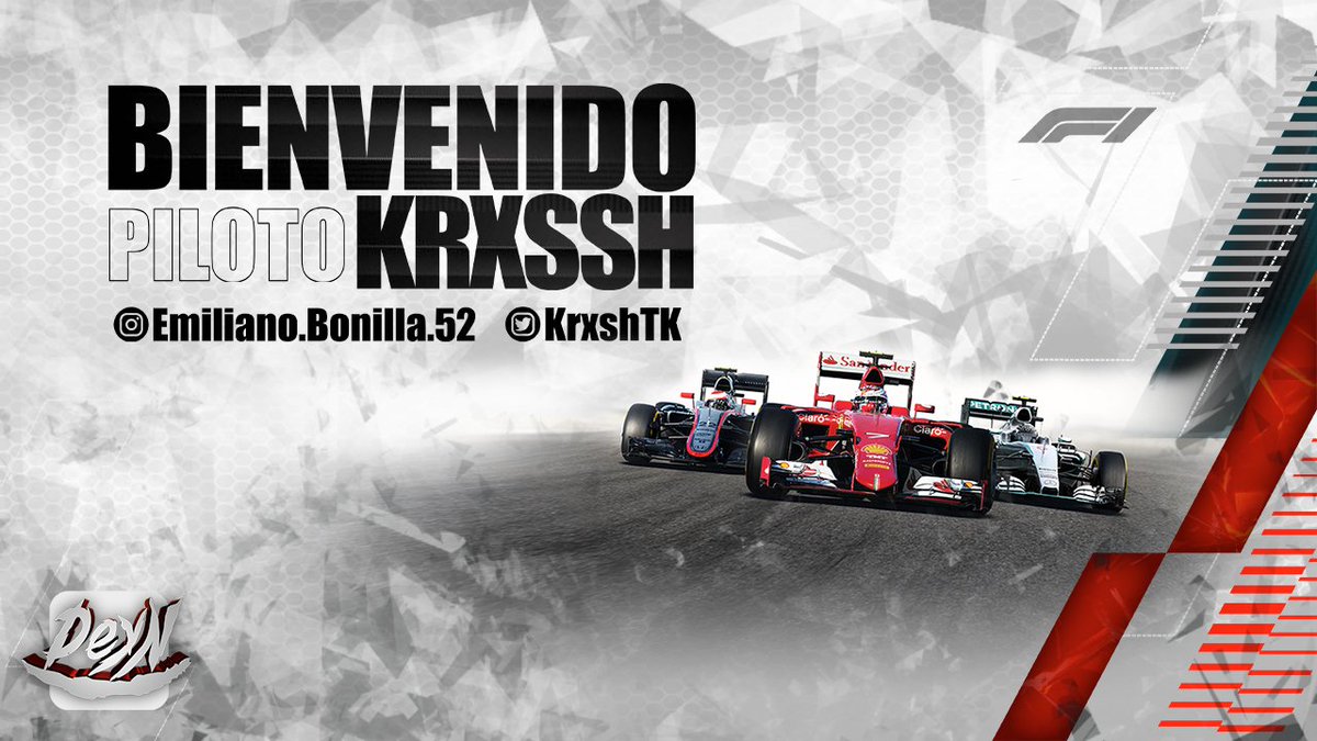 DeynNevels's tweet photo. En Deyn Nevels estamos felices de presentar a nuestros nuevos pilotos que nos estarán representando en el ambiente competitivo de Formula 1, tenemos nuestra confianza puesta en ellos para lograr grandes cosas 
@KrxshTK
#WeAreDeyn https://t.co/FusCaQNCur