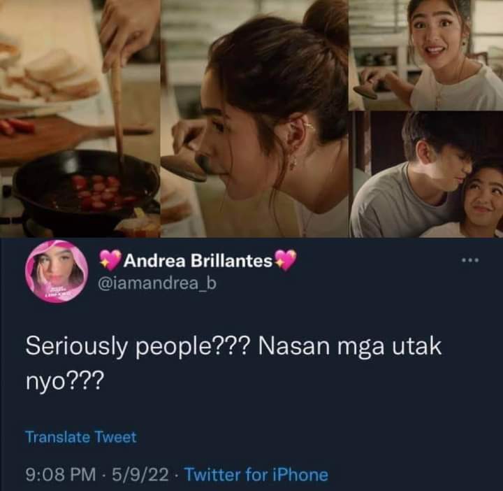 rutokrushzh's tweet photo. @iamandrea_b Bat mo muna tinikman yung mantika https://t.co/ioDSoC1UDo