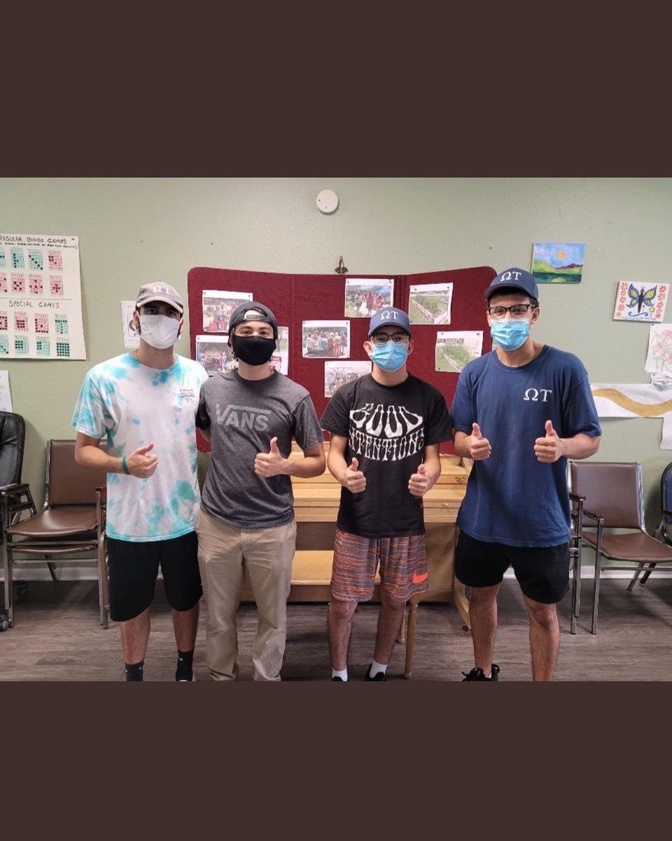 OmegaTau58's tweet photo. All good things must come to an end but with things ending it brings new beginnings 
Congratulations Christopher Bustamante and Diego Campos on making it to the end 🎓X🐶
#ΩΤforever #onetogether https://t.co/KM2OeIhCZm