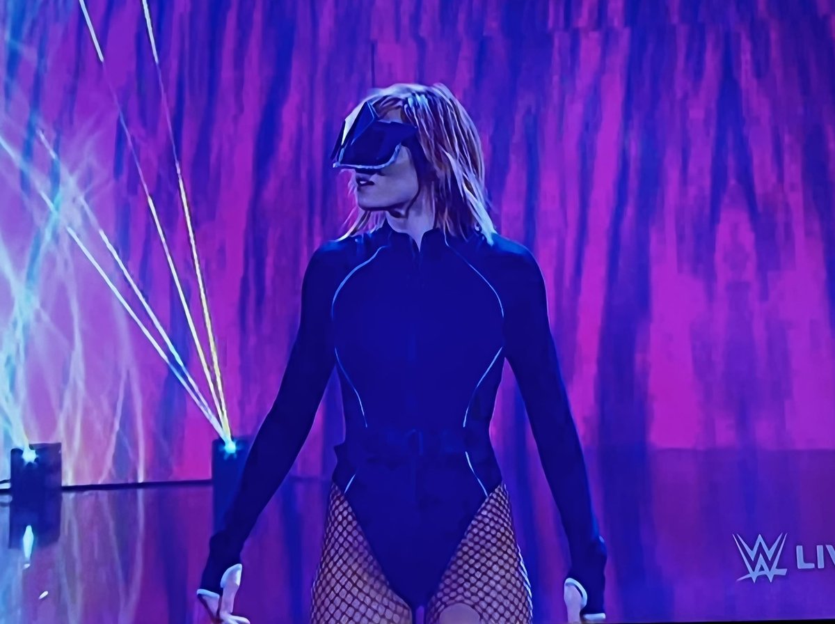 Becky Lynch going to space. #WWERaw