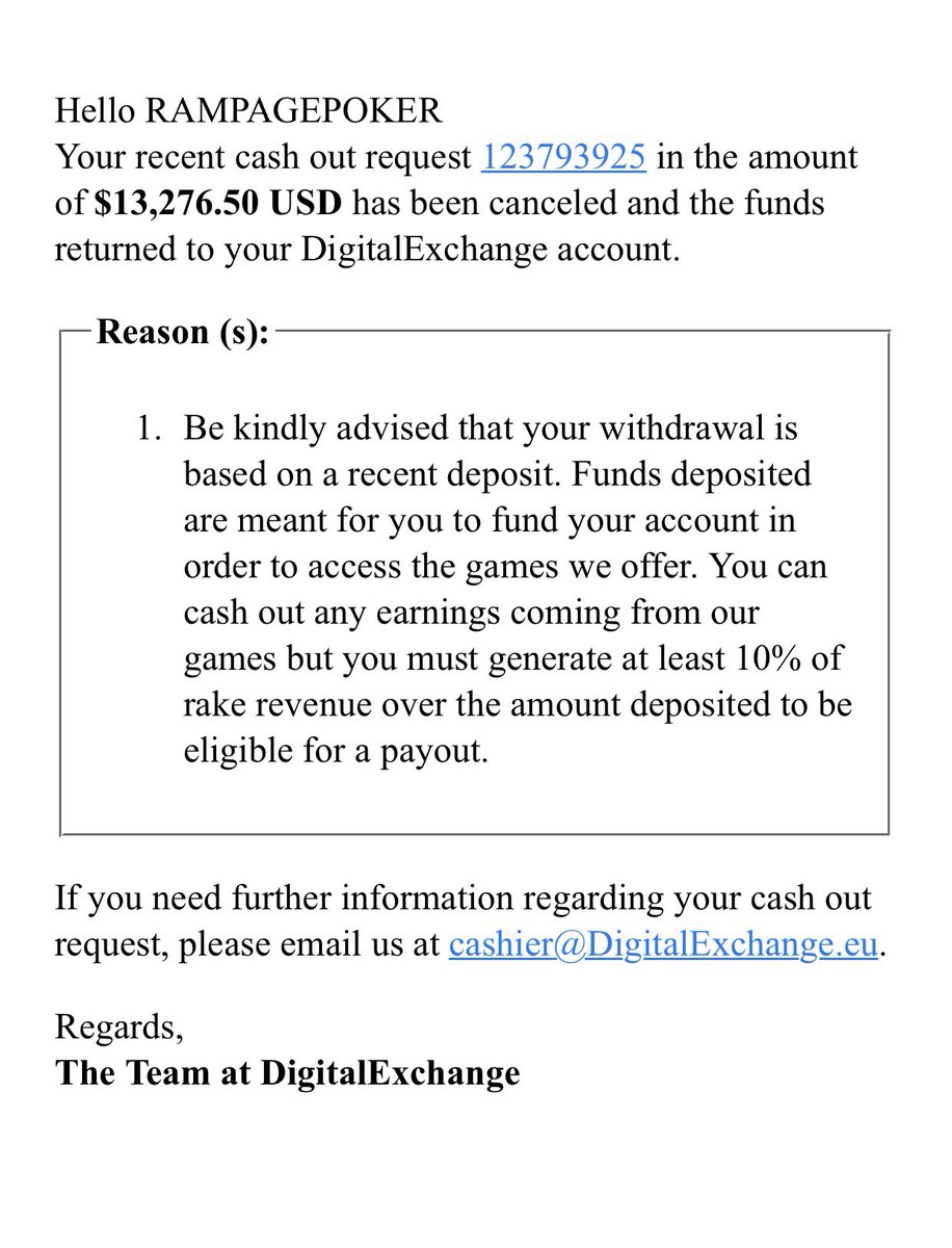 Why play/lose if you can’t cashout when you want to <a href="/ACR_POKER/">ACR Poker</a>