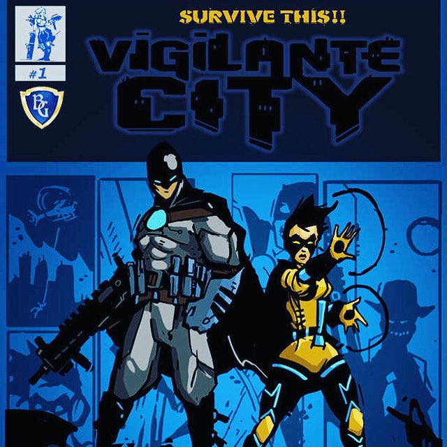 TheRealmmmBloat's tweet photo. #survivethis!! #vigilantecity was my love letter to #batmantheanimatedseries. Thinking about updating the rules to 5E. Hmmm https://t.co/vii079zO7V
