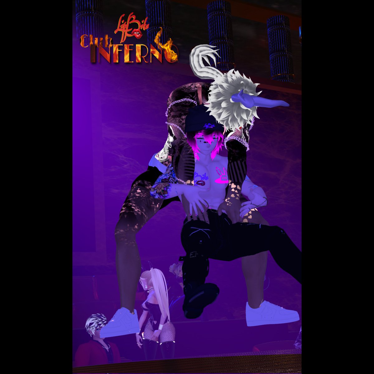 LipBiteVr's tweet photo. PetertheRabbit getting a dance from Cuong2ko at #ClubInferno
To join #LipBite 💋 go to https://t.co/IzusNhpuwP
#chilloutvrcommunity #vrchatcommunity
#vrchat #vrc #vrchatphotos #vrchatclub #vrchatdancer #vrchatdanceclub https://t.co/EAo2LjRmtU