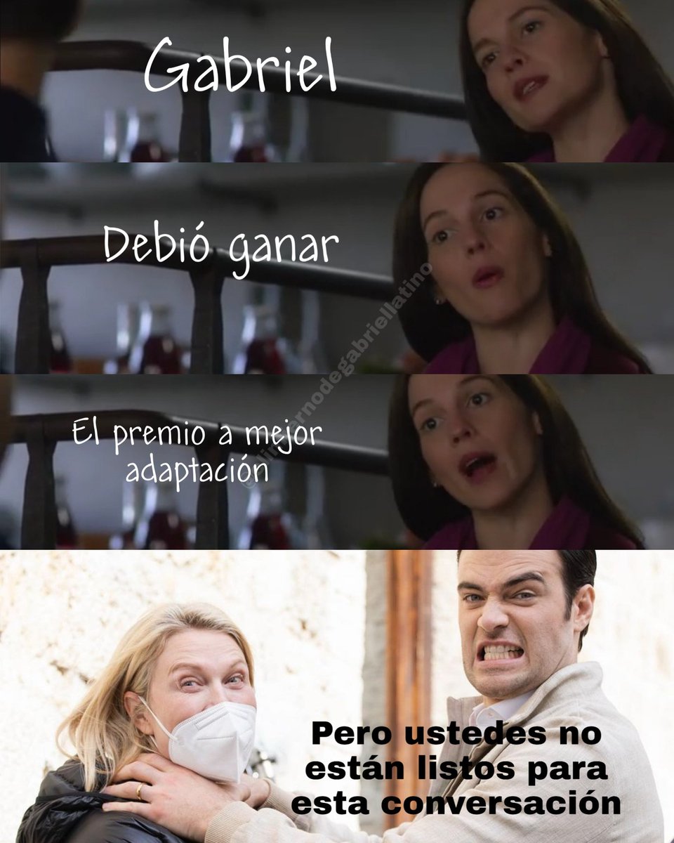 CeciBlackstone's tweet photo. Un lunes cualquiera, sin afán de nada, un meme 🤫 sin explicaciones.

#GabrielsRaptureMovie #ElInfiernoDeGabriel #GabrielsInfernoMovie https://t.co/kDMg35vNgh