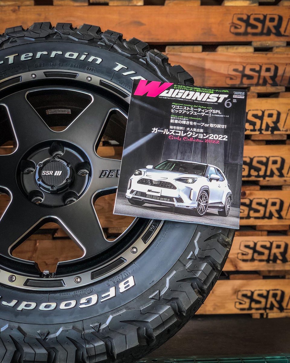 tanabe_ssr's tweet photo. 発売中のWAGONIST 6月号にDEVIDE TR-6の記事を掲載して頂きました！

デモカーのRAV4に17inchを装着。力強くスポーティさも感じさせます。詳しくはワゴニストの誌面を読んでくださいね。

#ssrwheels #ssr #devide #tr6 #up40 #up210  #rav4 #toyotarav4 #トヨタグラム https://t.co/z8Irr50F07