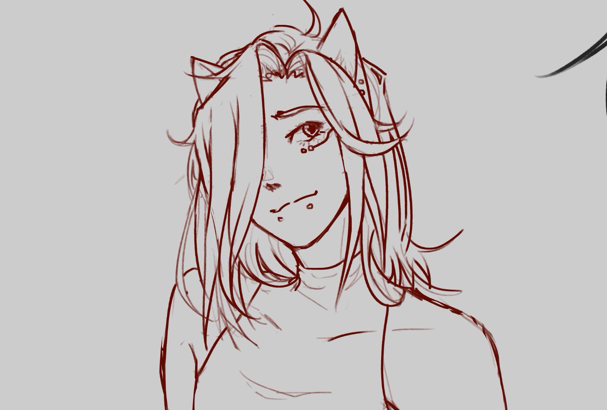 lenka_exe's tweet photo. scribble from strem the other day :3 gotta let my hair down sometime~ #lenkART https://t.co/OngwUfWkQE