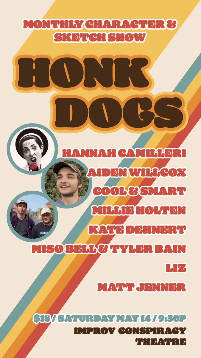 HonkDogsComedy's tweet photo. This Saturday! What a line up, what a night. 📢🐶
Use code ‘HONKDOGGY’ for cheaper tix
https://t.co/mOlLL4NhKD https://t.co/q1vlyFo6x4