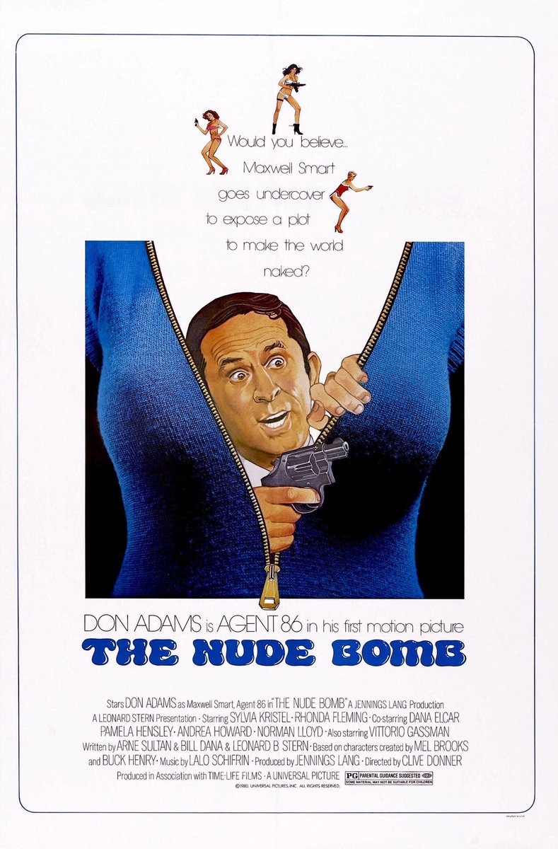 FilmNewsNos's tweet photo. 🎬MOVIE HISTORY: 42 years ago today, May 9, 1980, the movie 'The Nude Bomb' opened in theaters!
#DonAdams #DanaElcar #RobertKarvelas #NormanLloyd #PamelaHensley #GaryImhoff #SarahRush #WalterBrooke #EarlMaynard #RichardSanders https://t.co/Mm6F1jIo6Q