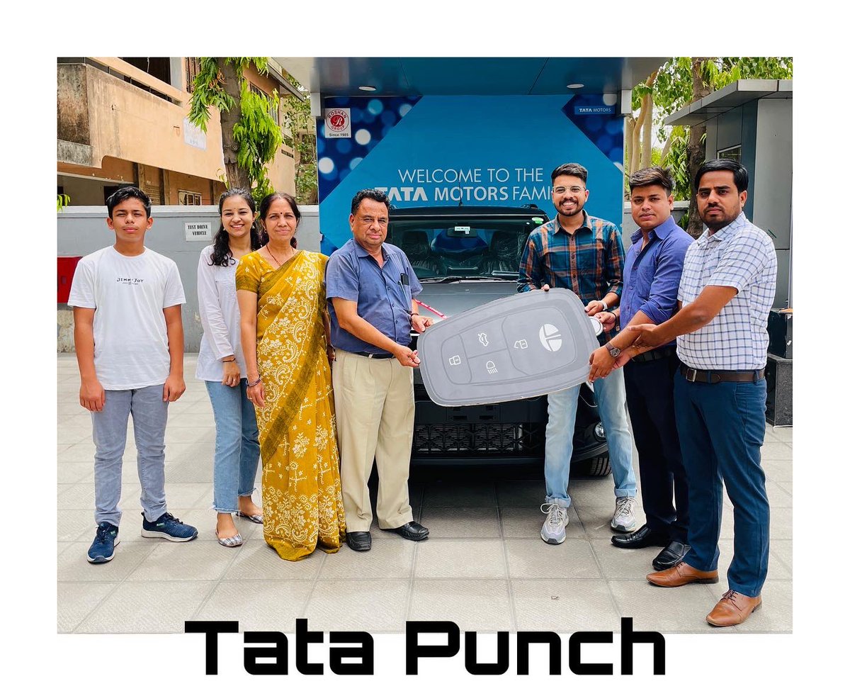 bhanujaihind's tweet photo. All New #TataPunch ♥️

•••
#newcar #firstcar #tata #tatapunch #tatapunchaccomplished #tatamotors @tata_cars @TataMotors https://t.co/pGcKaheiqu