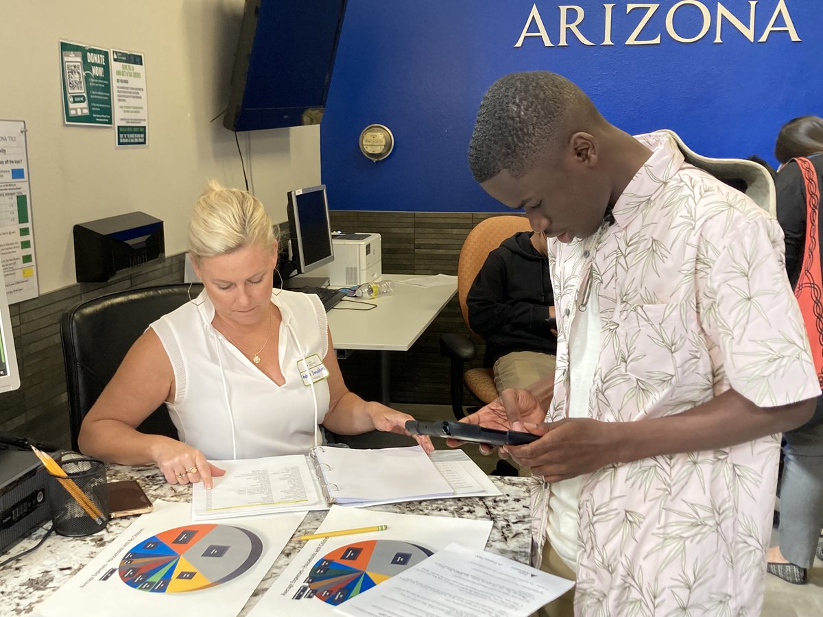 See_Boston's tweet photo. YES! #Sheely 8th graders completed their @JAArizona Finance Park capstone project today! Our #treasures took a field trip to Junior Achievement where they put into practice what they learned on personal finances &amp;career exploration. It was the BEST! @LupitaHightower #Tolleson❤💲 https://t.co/afL23F0RQe