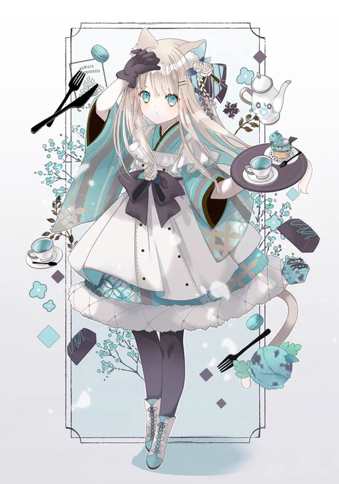 和メイドちゃん
 #メイドの日 #メイドの日2022 