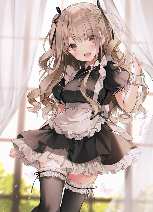 🖤🤍🖤🤍🖤🤍
#メイドの日 