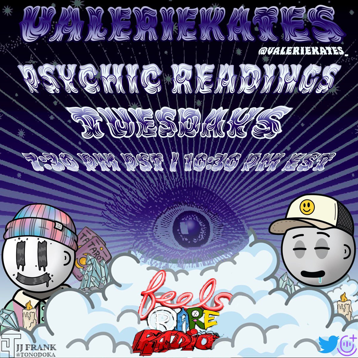 FeelsRare_'s tweet photo. Tomorrow Night! 
Readings with @valeriekates_ ✨
7:30 pm pst/10:30 pm est https://t.co/CX1sT2MH8C