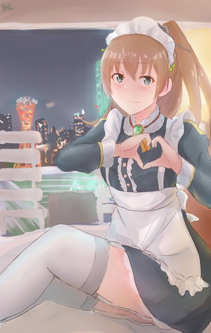 メイドくまのん再掲です
#メイドの日 