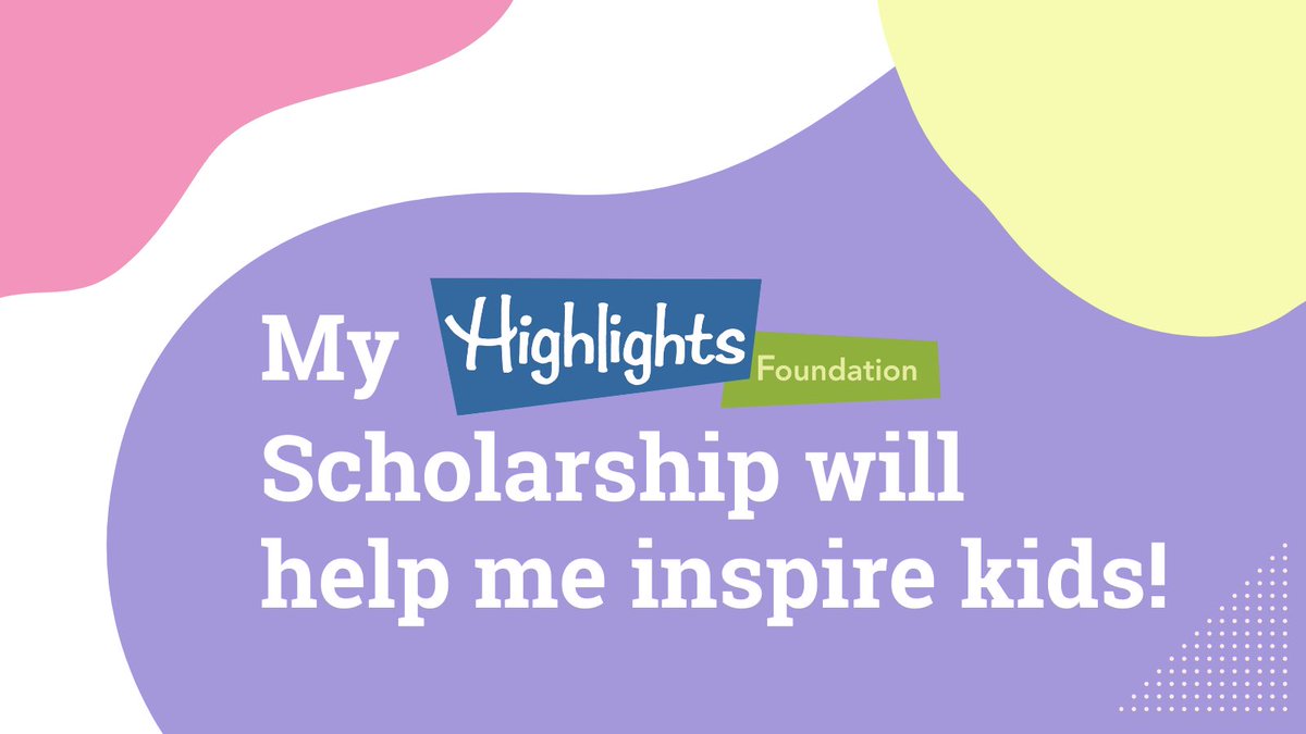 TaylorLaurenR's tweet photo. I grew up on Highlights. Now the Highlights Foundation has selected me as a scholarship recipient 🤯 So excited to participate in a workshop to forge ahead on my writing journey! THANK YOU @HighlightsFound !!! https://t.co/xey9aszcCw