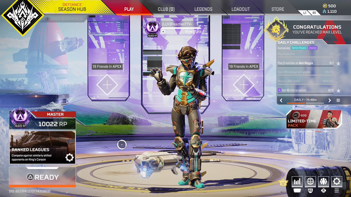 Big fuck you to everyone who has called me boosted or said I get carried. Solo’d to masters fuckers