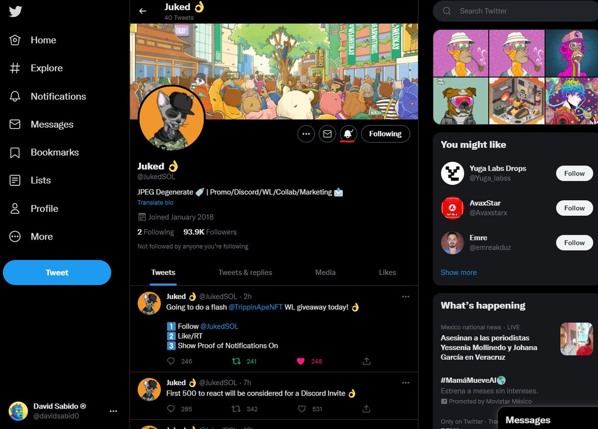 David Sabido ® tweet media