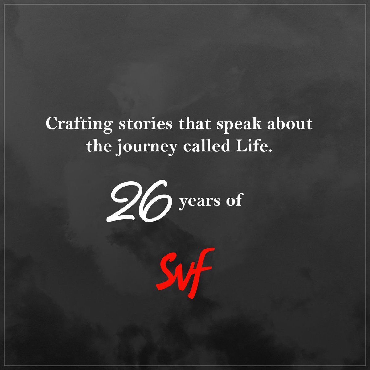 SVFsocial's tweet photo. A big thank you to everyone, especially to our audience, who has been part of our journey for 26 years. 

#SVFFoundationDay 

@iammony #ShrikantMohta
#SVF26 https://t.co/rBYFHQrdt3