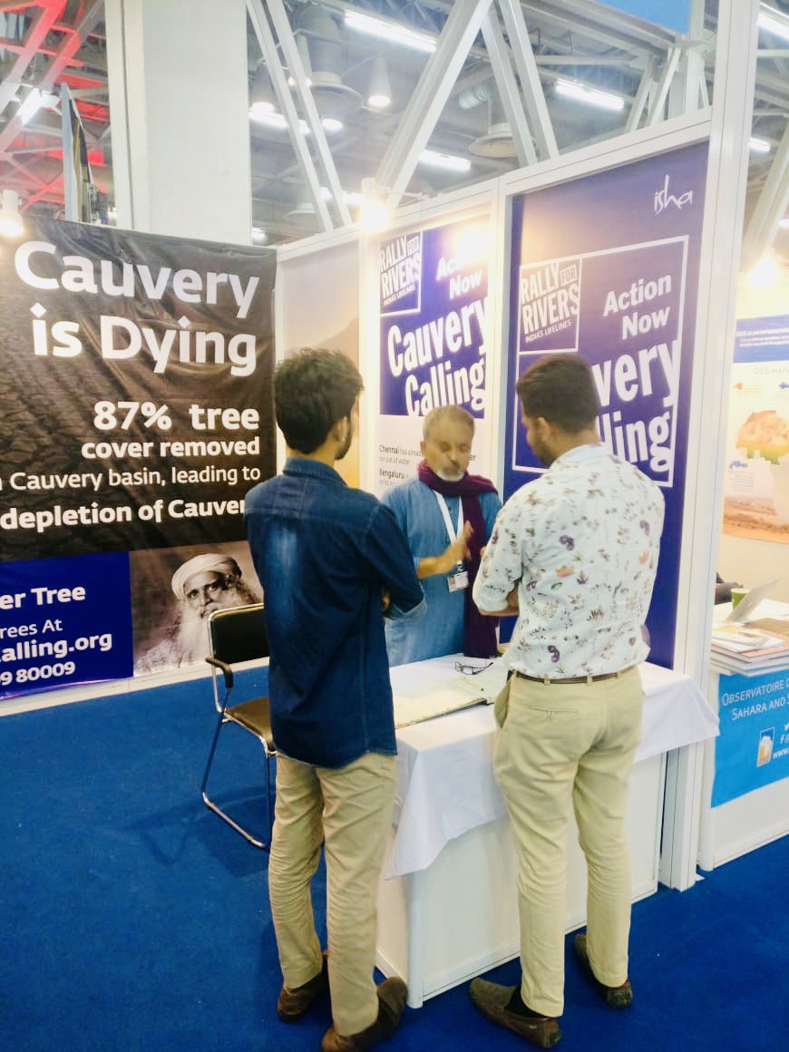 TheTagNumber124's tweet photo. Blessed I was to be a part of #UNCCDCOP14 #CauveryCalling 
…. Now #savesoilCOP15 #UNCCDCOP15 @SadhguruJV @cpsavesoil https://t.co/HsKIDKseao