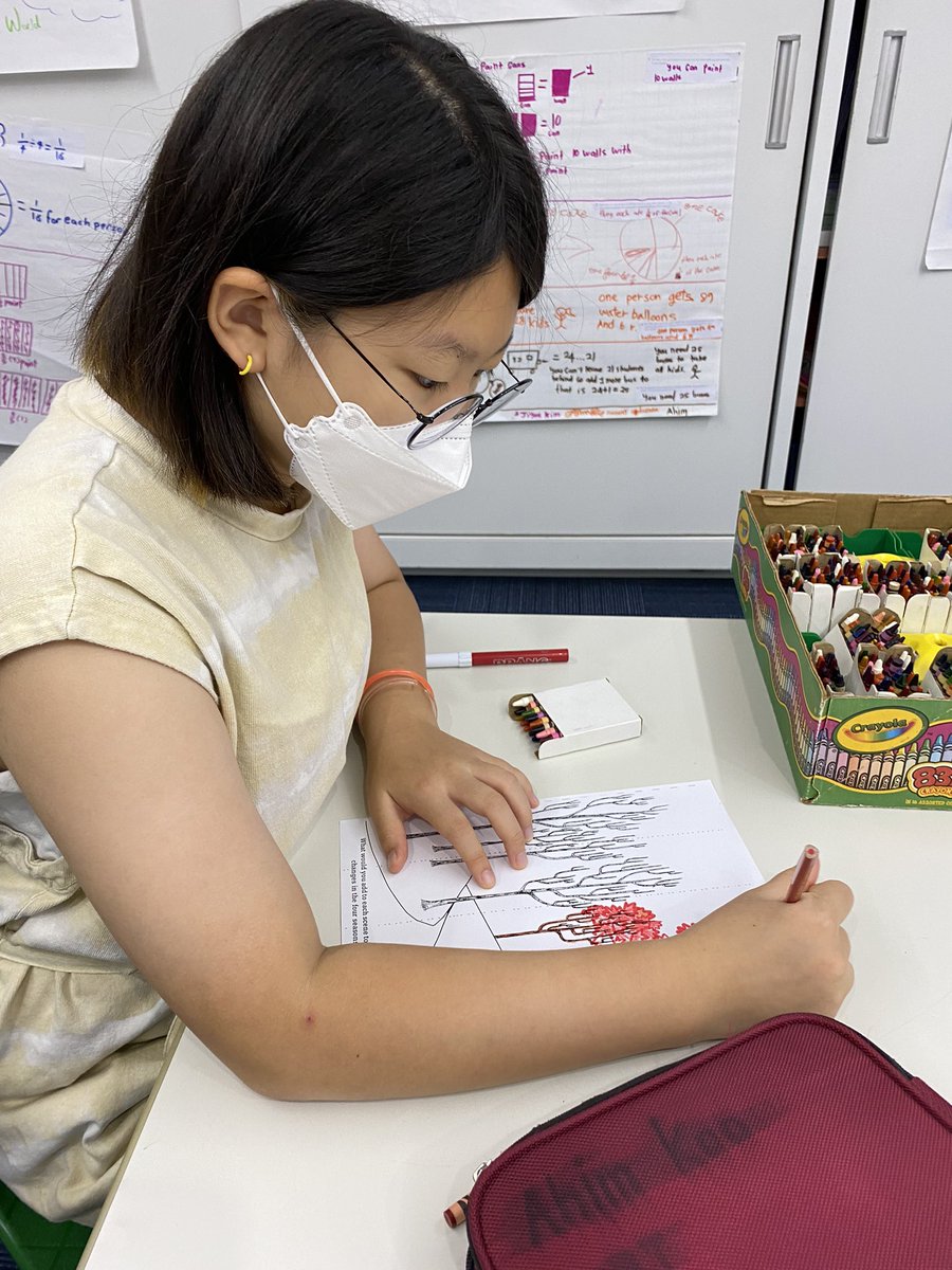 AISCElementary's tweet image. #AISCElementary #AISCGrade5 @ThorpeBritt Mindfulness “seasons drawing activity” before our next MAP.