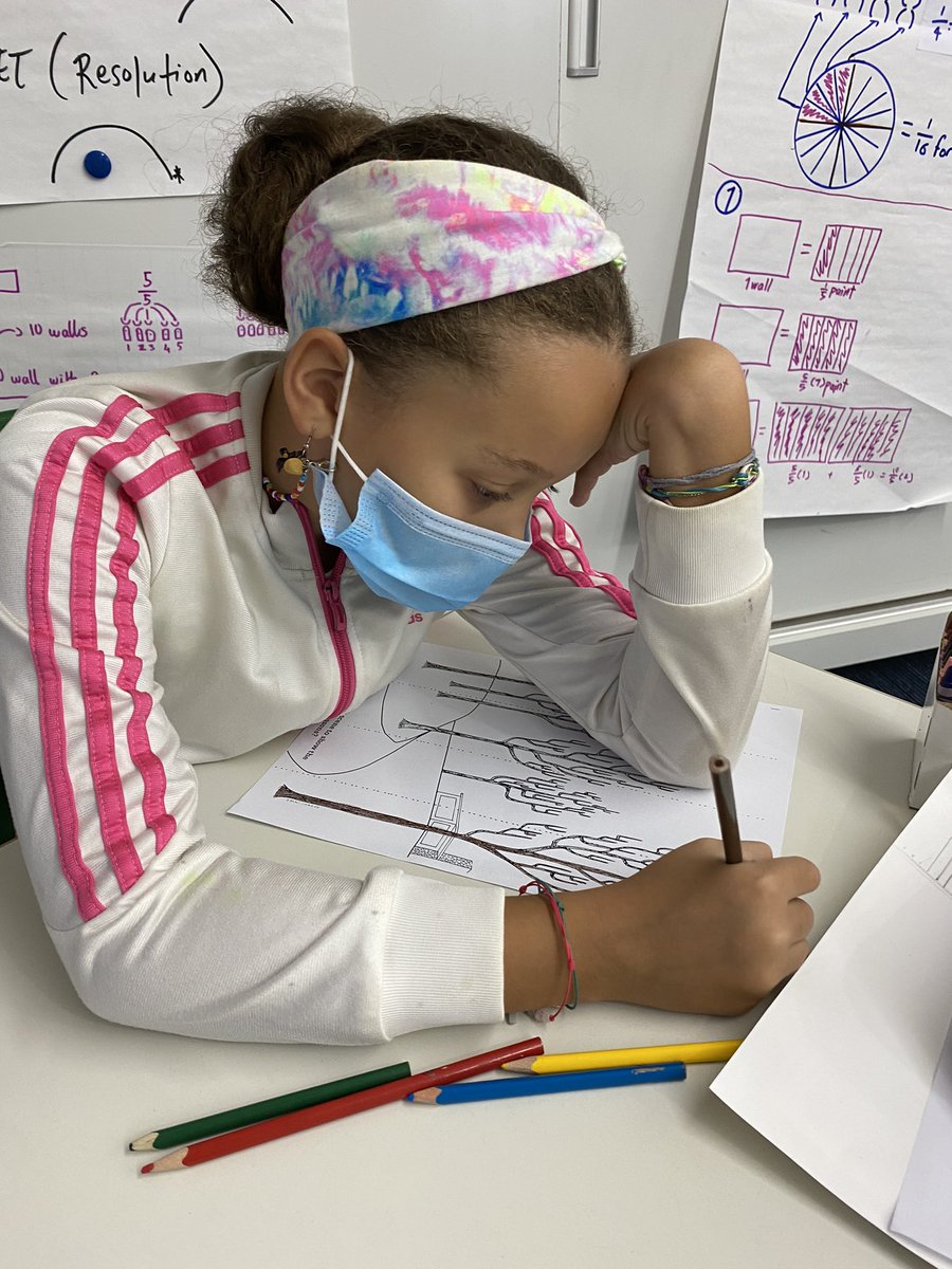 AISCElementary's tweet image. #AISCElementary #AISCGrade5 @ThorpeBritt Mindfulness “seasons drawing activity” before our next MAP.