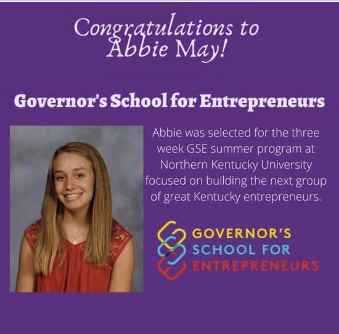 BGHSLAX's tweet image. Abbie May was recognized at awards night for GSE, congrats!