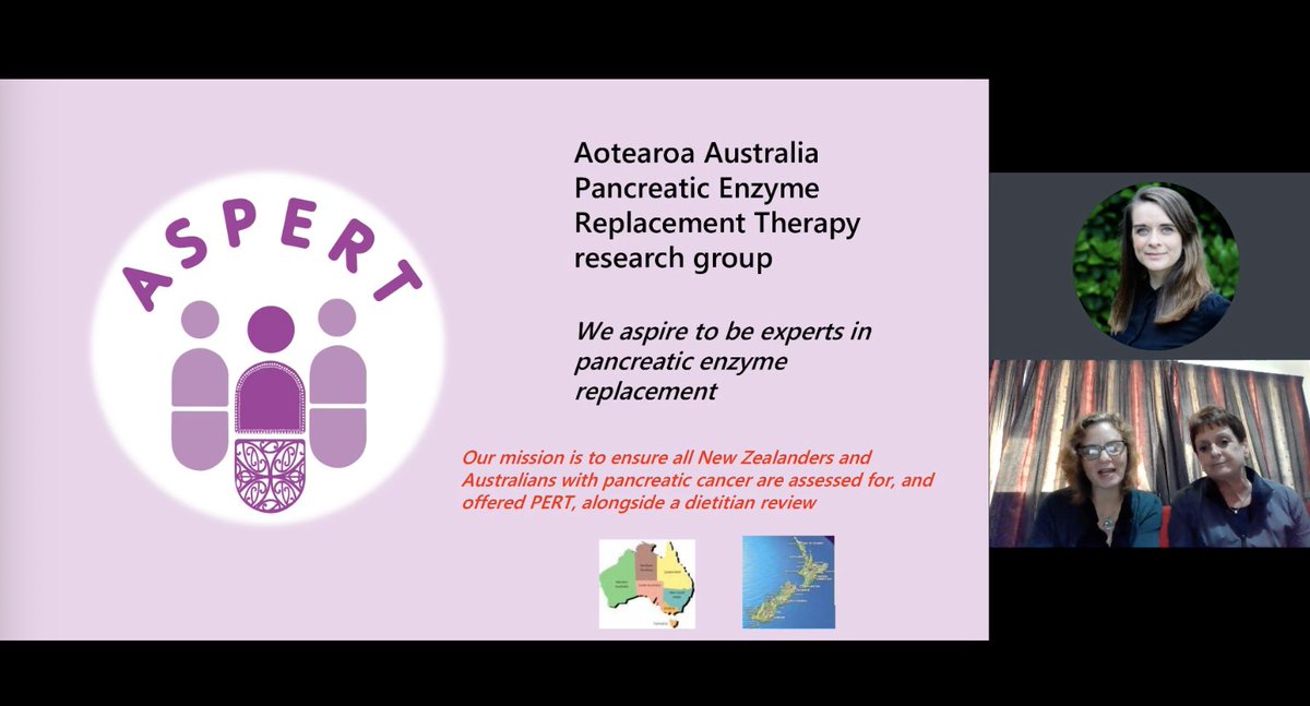 Listening to Dr Amanda Landers talk about the ASPERT Research Group <a href="/aspertstudy/">ASPERT</a>  Aspiring to be experts in pancreatic enzyme replacement therapy (PERT) <a href="/UTS_CST/">Cancer Symptom Trials</a> <a href="/pa_ccsc/">PaCCSC</a> @PanKind_APCF 

We need people with pancreatic cancer to complete our survey uts.edu.au/aspert