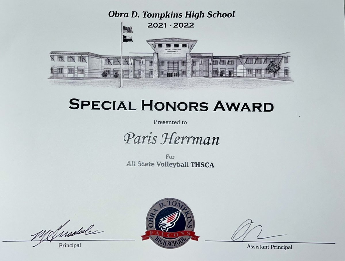 So blessed, thank you for a great four years <a href="/OTHSVolleyball/">Tompkins Volleyball</a> <a href="/TompkinsHS/">Tompkins High School</a>
