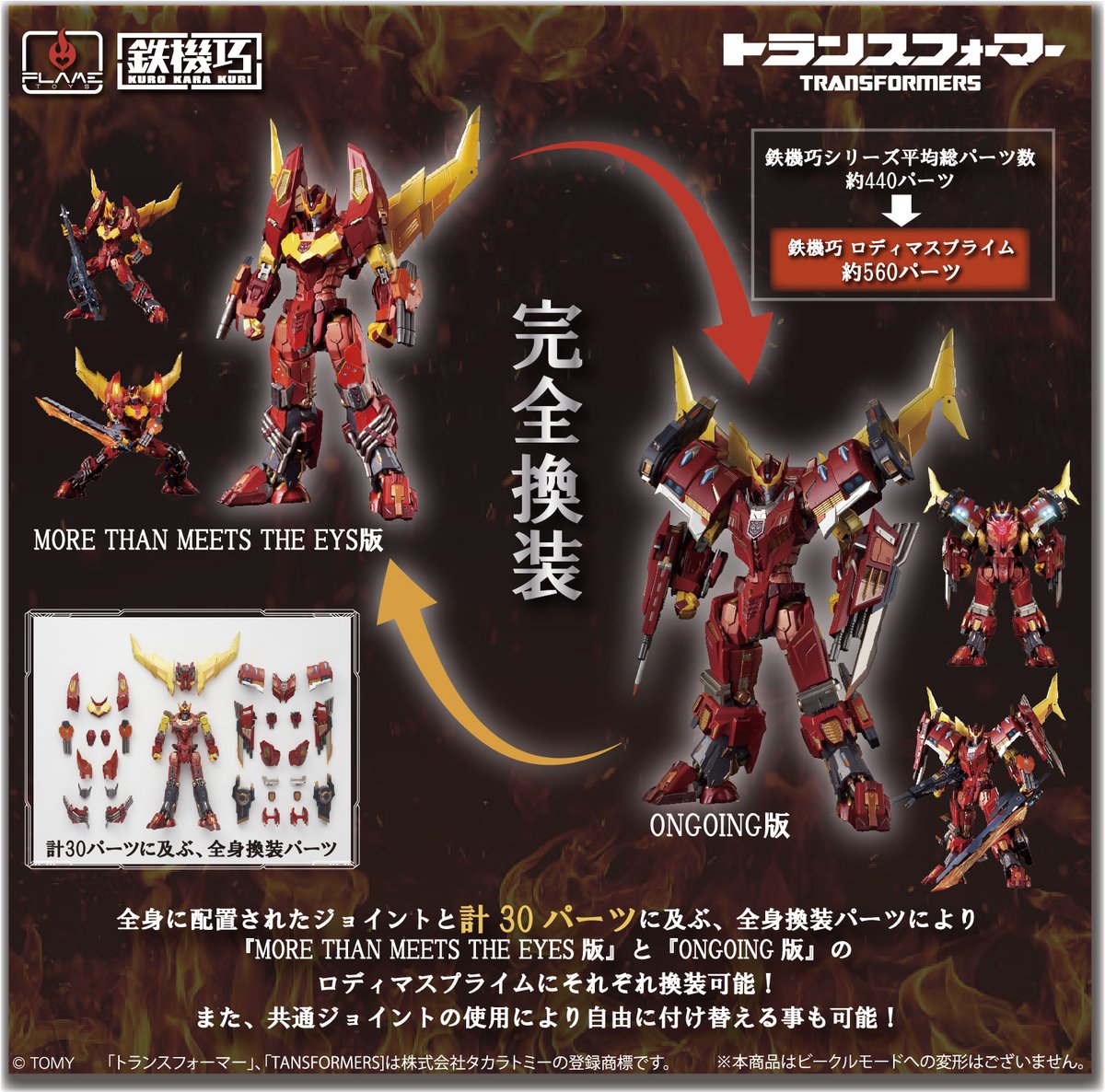 トランスフォーマー38周年// 鉄機巧シリーズより日本国内販売第1弾 