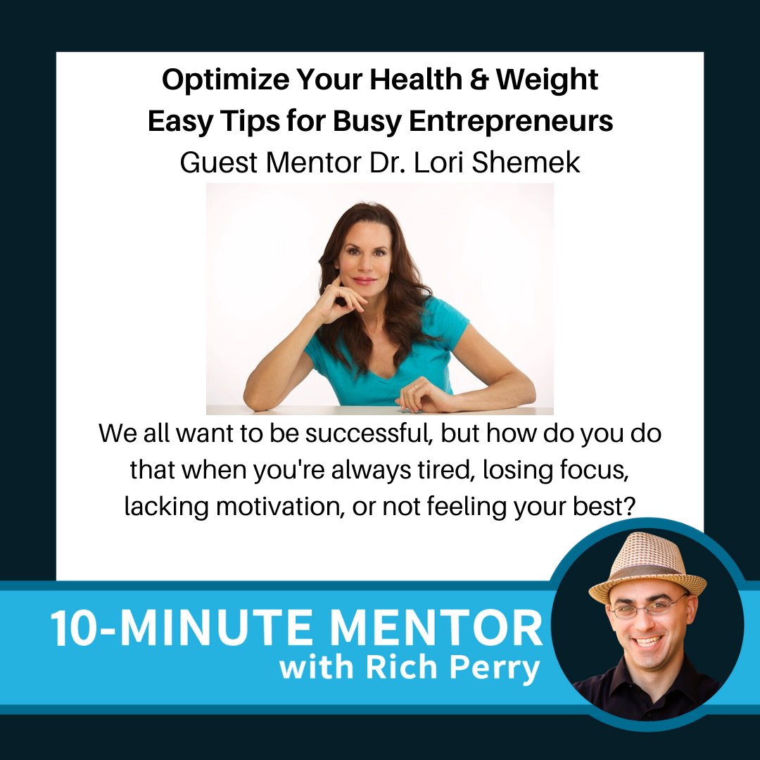 CoachRichPerry's tweet photo. Special health 10MM episode. Dr. @LoriShemek delivers simple yet powerful tips that can be done easily. Start optimizing your health and weight in just minutes a day - plus you'll feel better!
https://t.co/FY2z3APgYN | #RichPerry https://t.co/U7lzqieMZa
