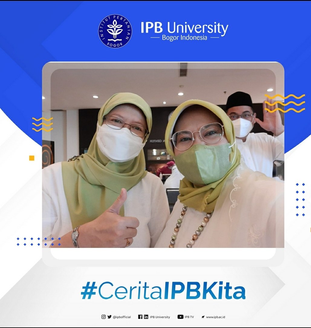 Halalbihalal IPB University hari ini 
#CeritaIPBKita