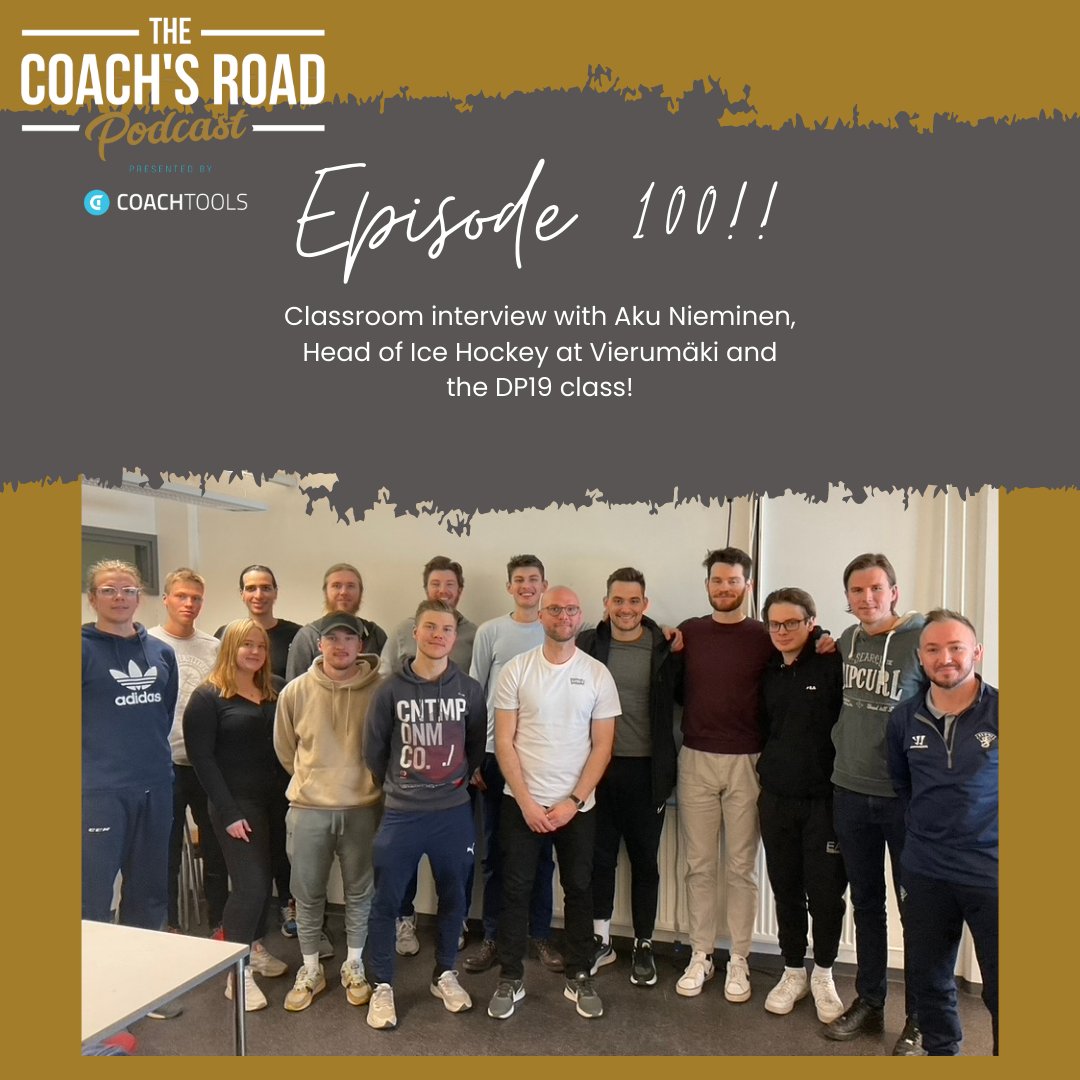 thecoachsroad's tweet photo. Coming up next week... Episode 💯!!

We welcome on the DP19 class and Aku Nieminen (@NiemisenAku) to our first Classroom Interview. DP19 had the chance to ask Aku about his career and any advice he had for them!

Tune in Monday!! https://t.co/r5Q9kFp9d6