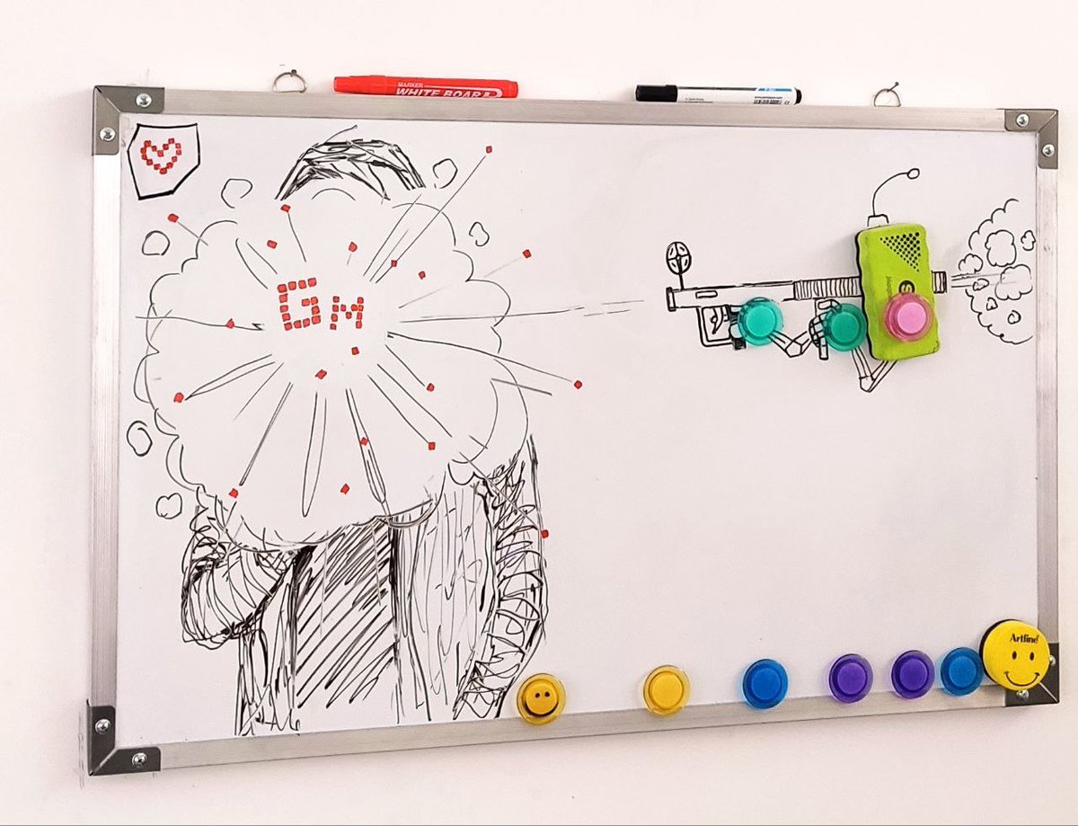 DRAvankLab's tweet image. GM Frens 🎩✨❤️
And no matter how dark it gets, the sun is going to rise again.🚀💫
#NFTCommunity #NFTFAM #GreenRobot #pixelart