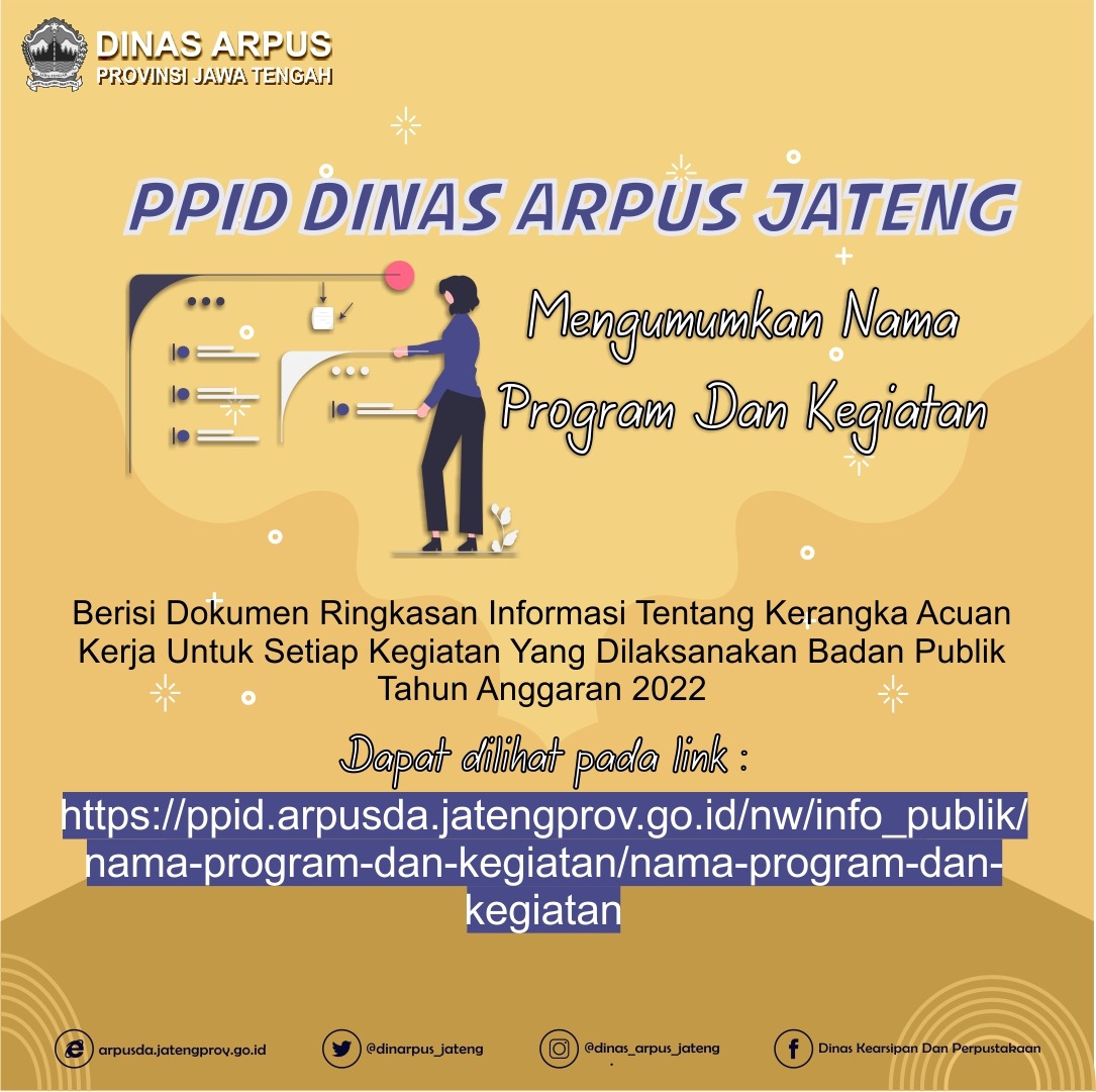 Dinas Arpus Jateng #JatengTangguh tweet media