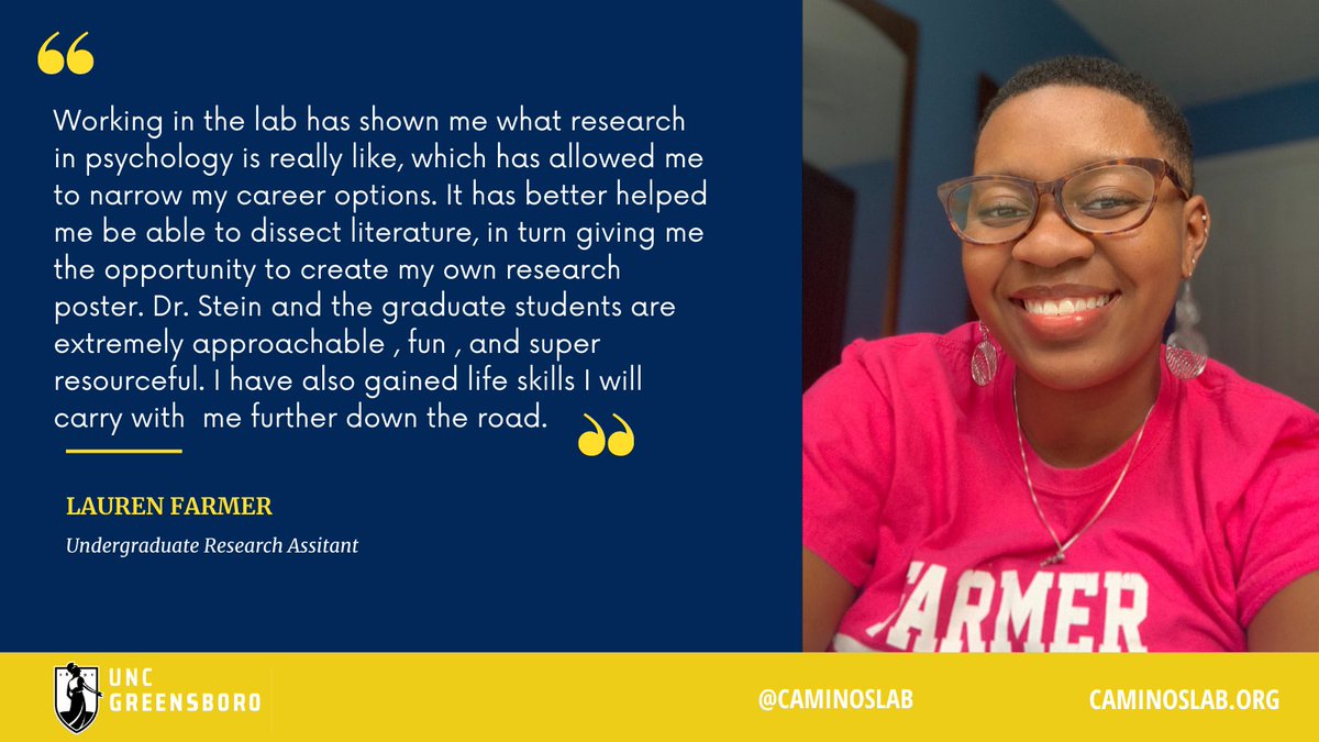Another great quote from another of our fantastic @uncg alumni on the power of #undergradresearch! <a href="/UNCG/">UNCG</a>_Psych
