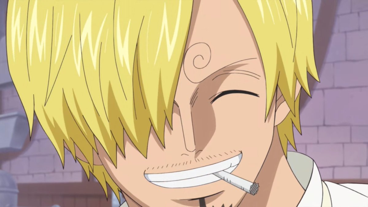 sanjiluvbot's tweet photo. i'm really really sad and devastated right now but seeing sanji's smile somehow lessens those feelings.

i love you, sanji! 🥺💛 https://t.co/LhcDGlLxki