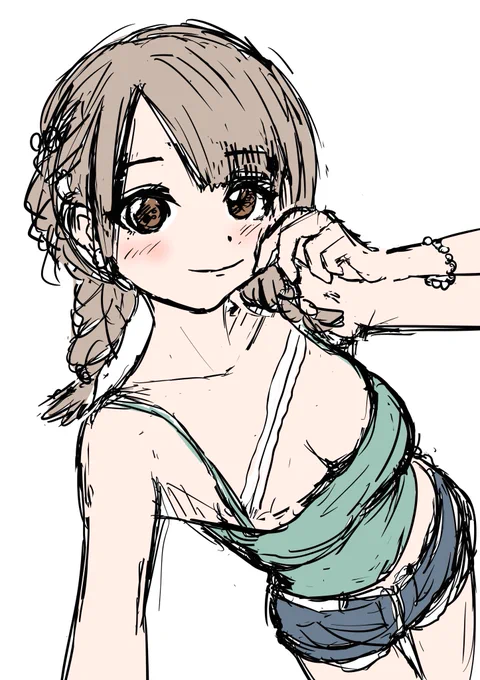 yamiちゃん描きてぇという衝動何年か前は描けなかったけど、今ならかけるかもしれない(yamiちゃんの写真をモデルにしています) 