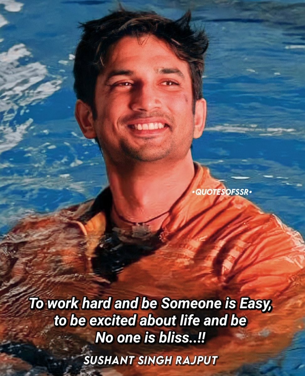 quotesofssr's tweet photo. Perfect Morning with Sush's inspiring quote 💫
#SSR #SushantSinghRajput https://t.co/S4s4QHzSYy