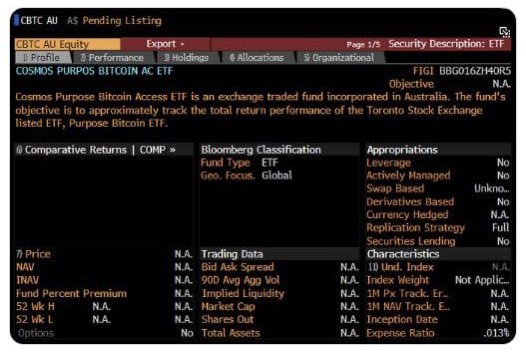 #Australia to launch first #spot Bitcoin #ETF on Thursday